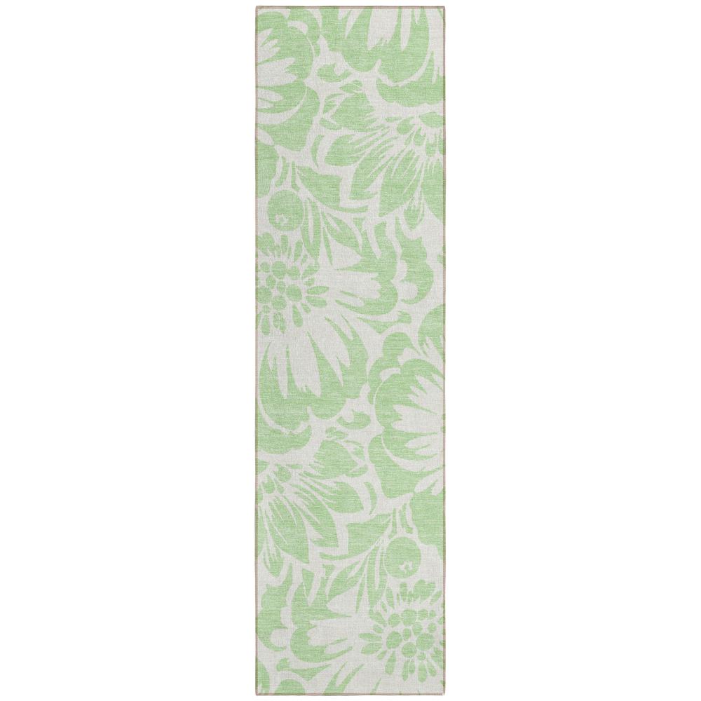 Chantille ACN551 Green 2'3" x 7'6" Rug. Picture 1