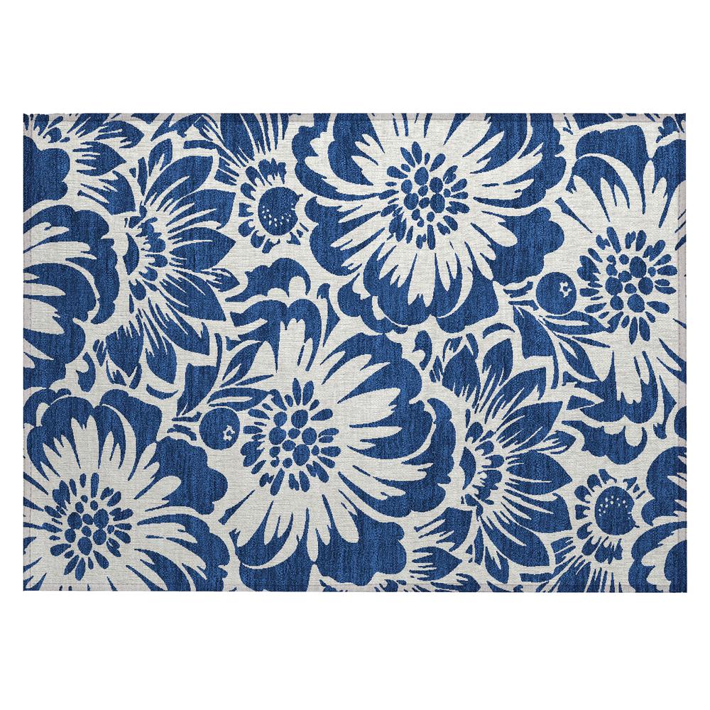 Chantille ACN551 Blue 1'8" x 2'6" Rug. Picture 1