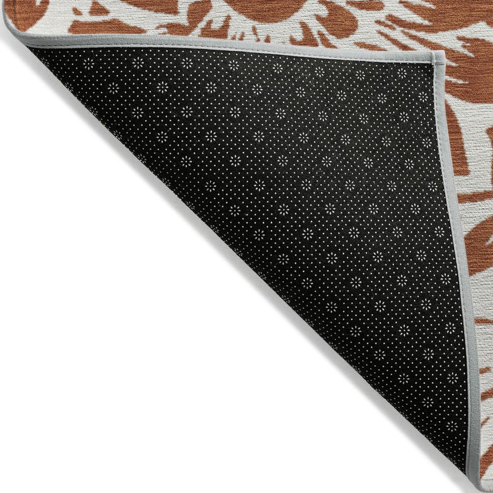 Chantille ACN551 Orange 1'8" x 2'6" Rug. Picture 3