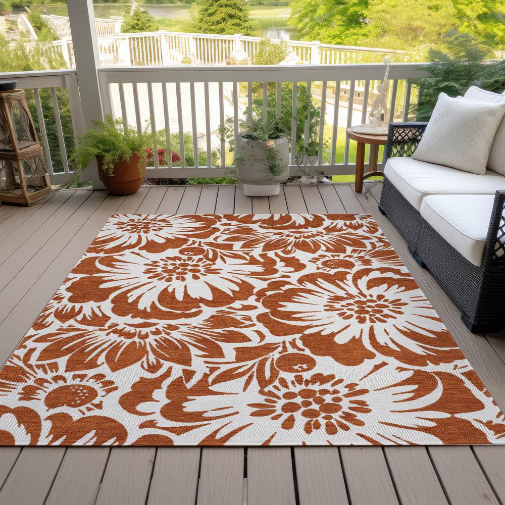 Chantille ACN551 Orange 2'6" x 3'10" Rug. Picture 8