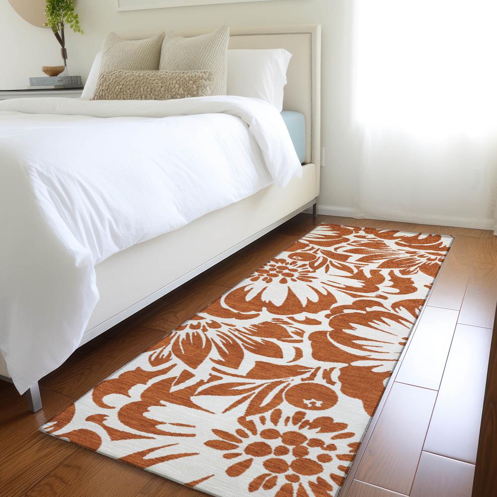 Chantille ACN551 Orange 2'3" x 7'6" Rug. Picture 6