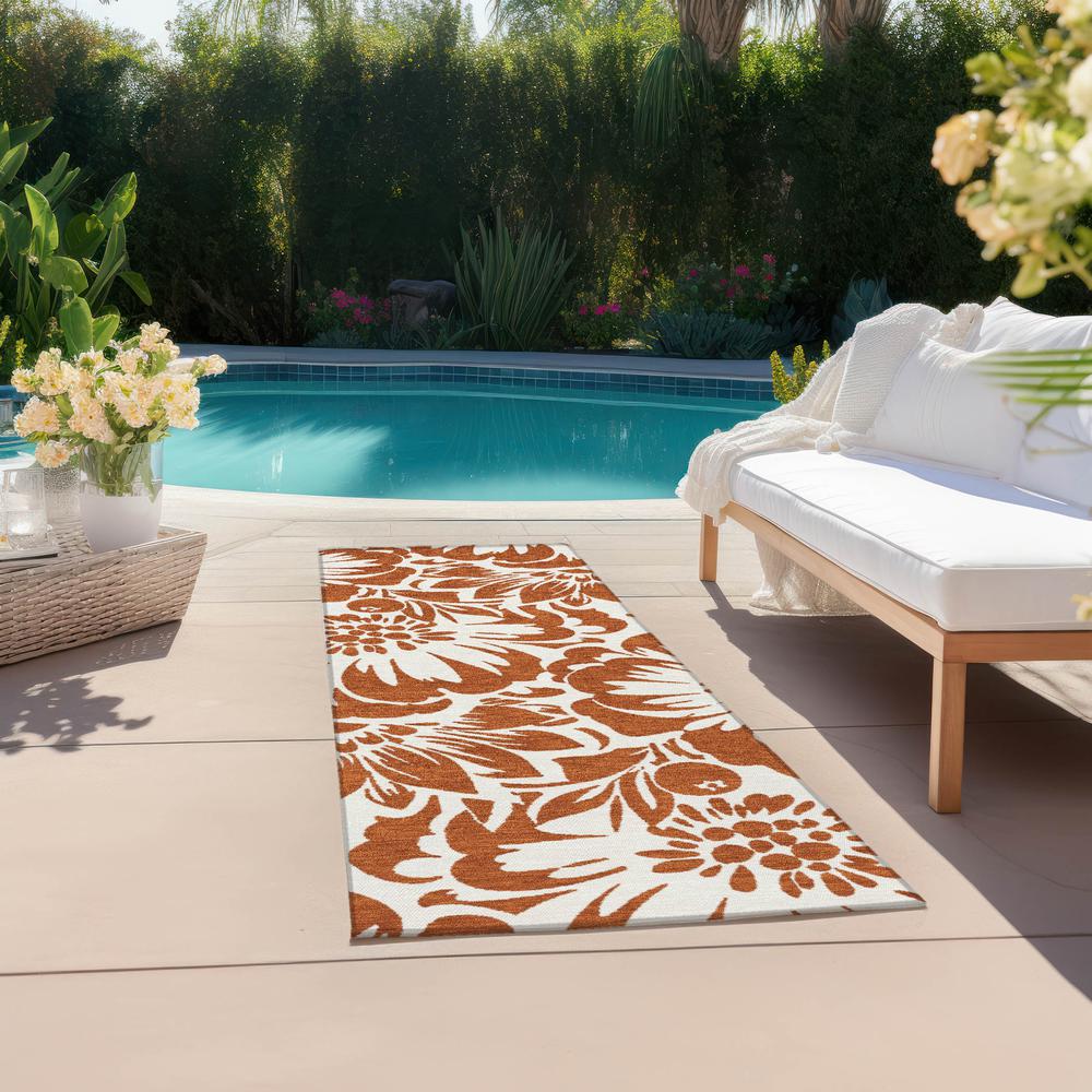 Chantille ACN551 Orange 2'3" x 7'6" Rug. Picture 7