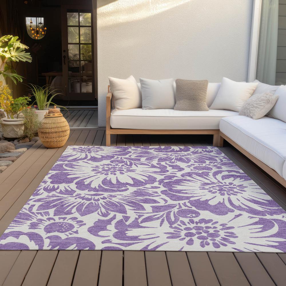 Chantille ACN551 Purple 2'6" x 3'10" Rug. Picture 9