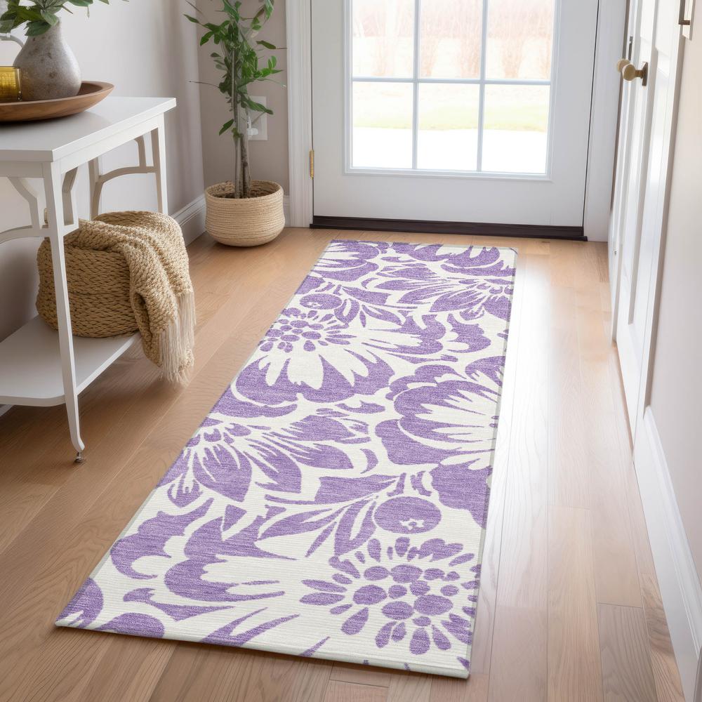 Chantille ACN551 Purple 2'3" x 7'6" Rug. Picture 6