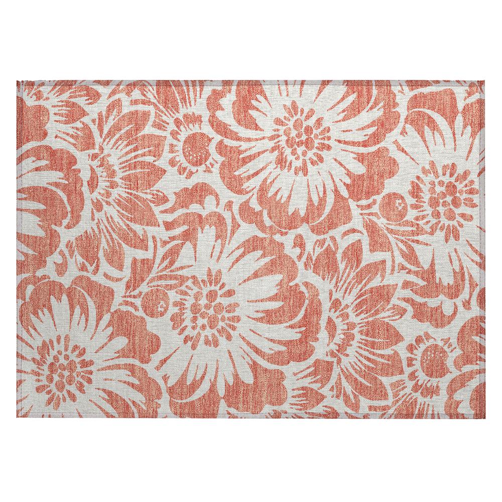 Chantille ACN551 Orange 1'8" x 2'6" Rug. Picture 1