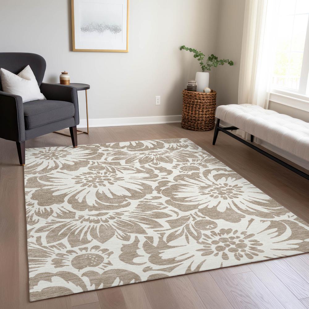 Chantille ACN551 Brown 2'6" x 3'10" Rug. Picture 7