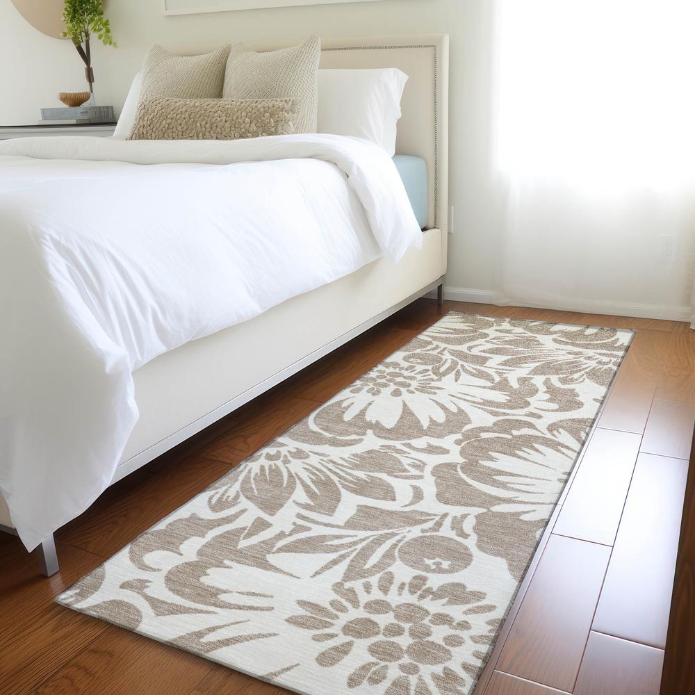 Chantille ACN551 Brown 2'3" x 7'6" Rug. Picture 6