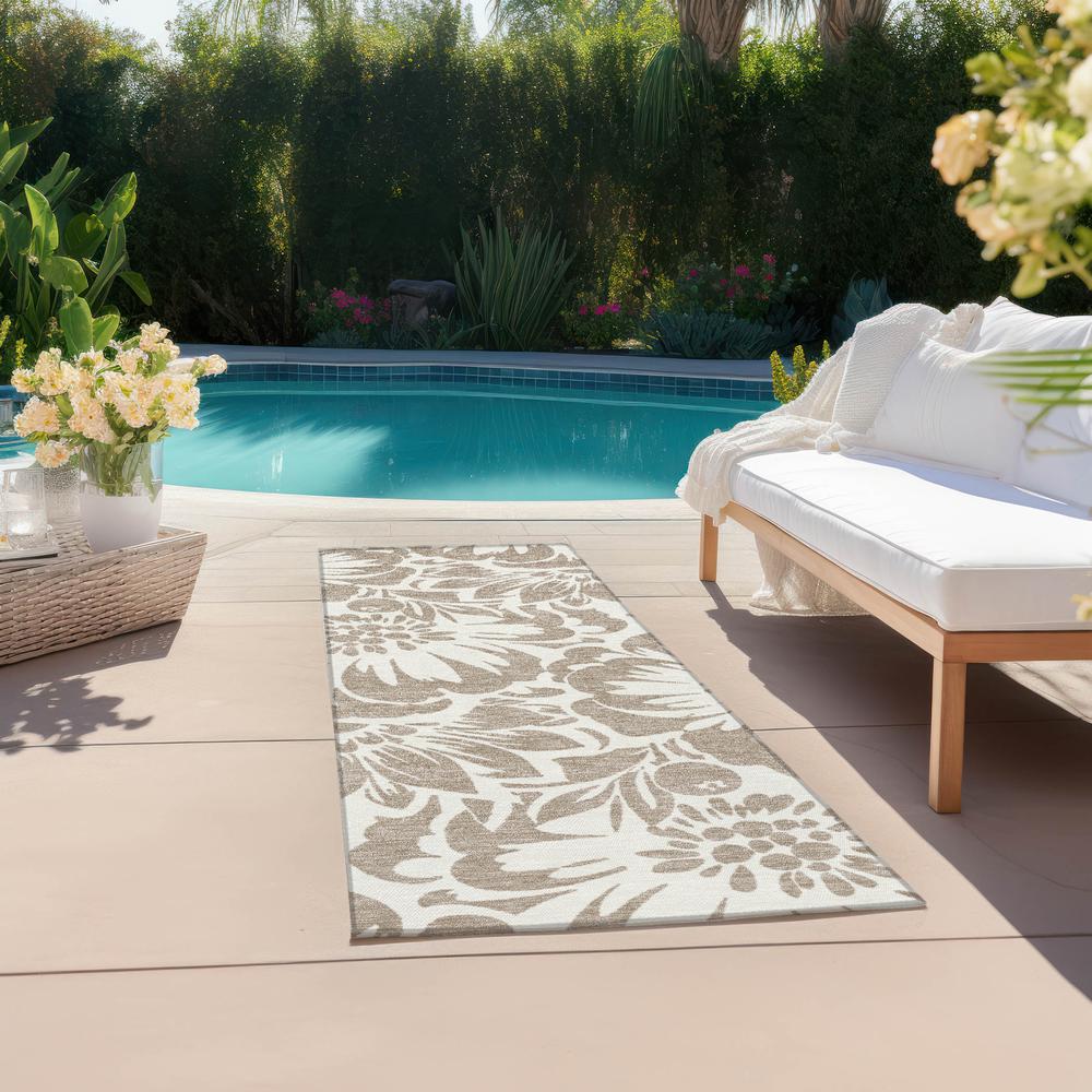 Chantille ACN551 Brown 2'3" x 7'6" Rug. Picture 7