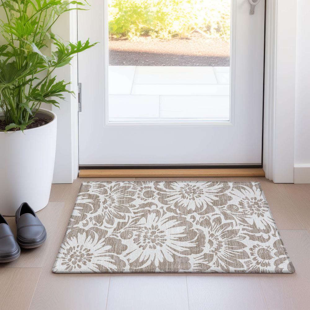 Chantille ACN551 Brown 1'8" x 2'6" Rug. Picture 7