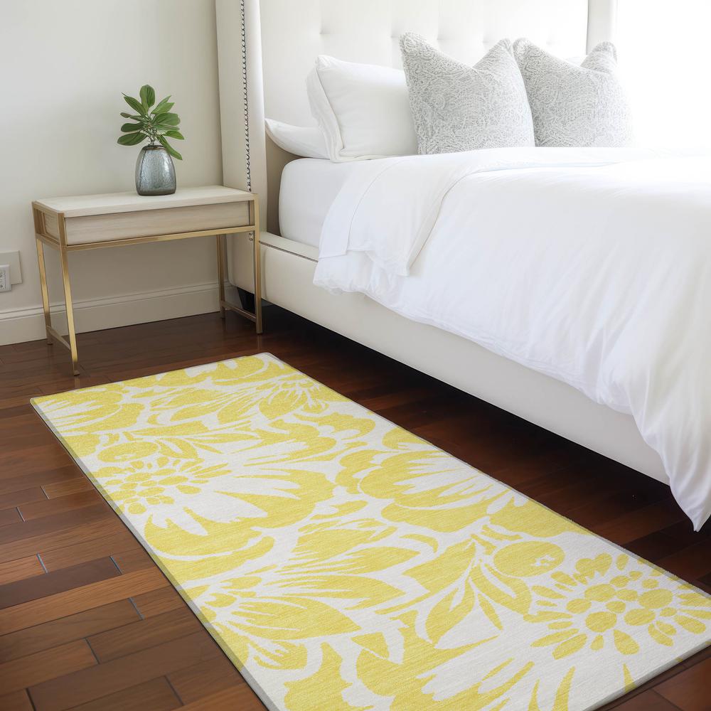 Chantille ACN551 Gold 2'3" x 7'6" Rug. Picture 6