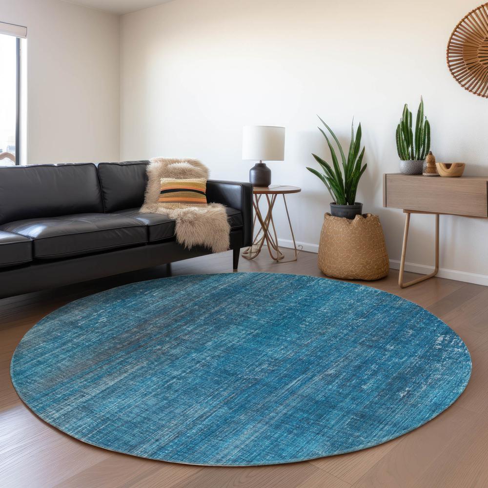 Chantille ACN552 Blue 8' x 8' Rug. Picture 6