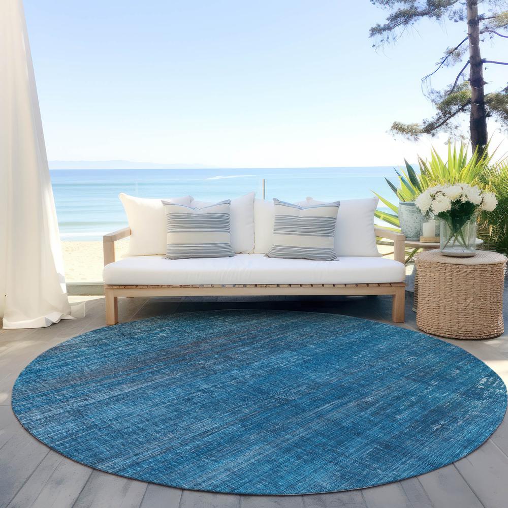 Chantille ACN552 Blue 8' x 8' Rug. Picture 7