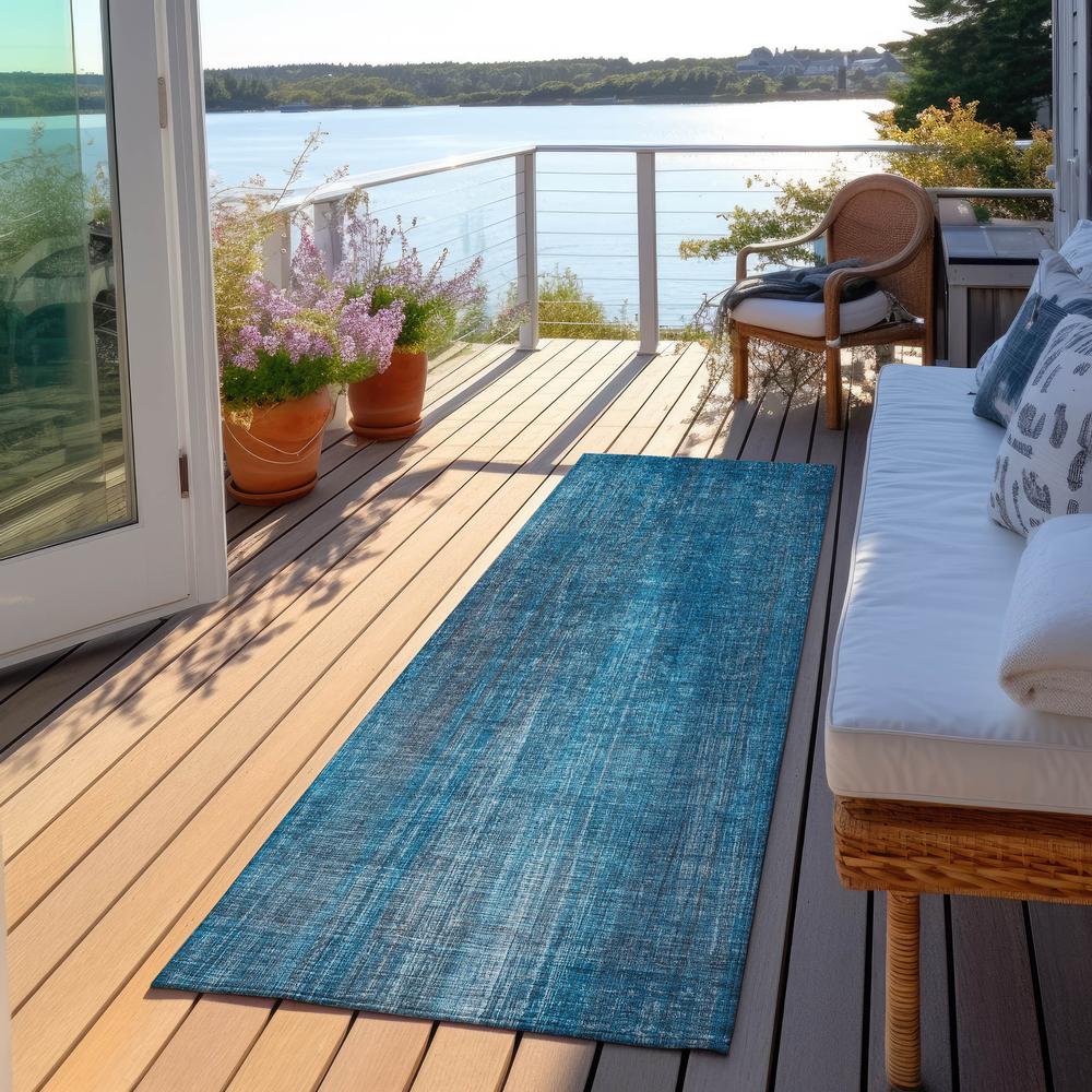 Chantille ACN552 Blue 2'3" x 7'6" Rug. Picture 7