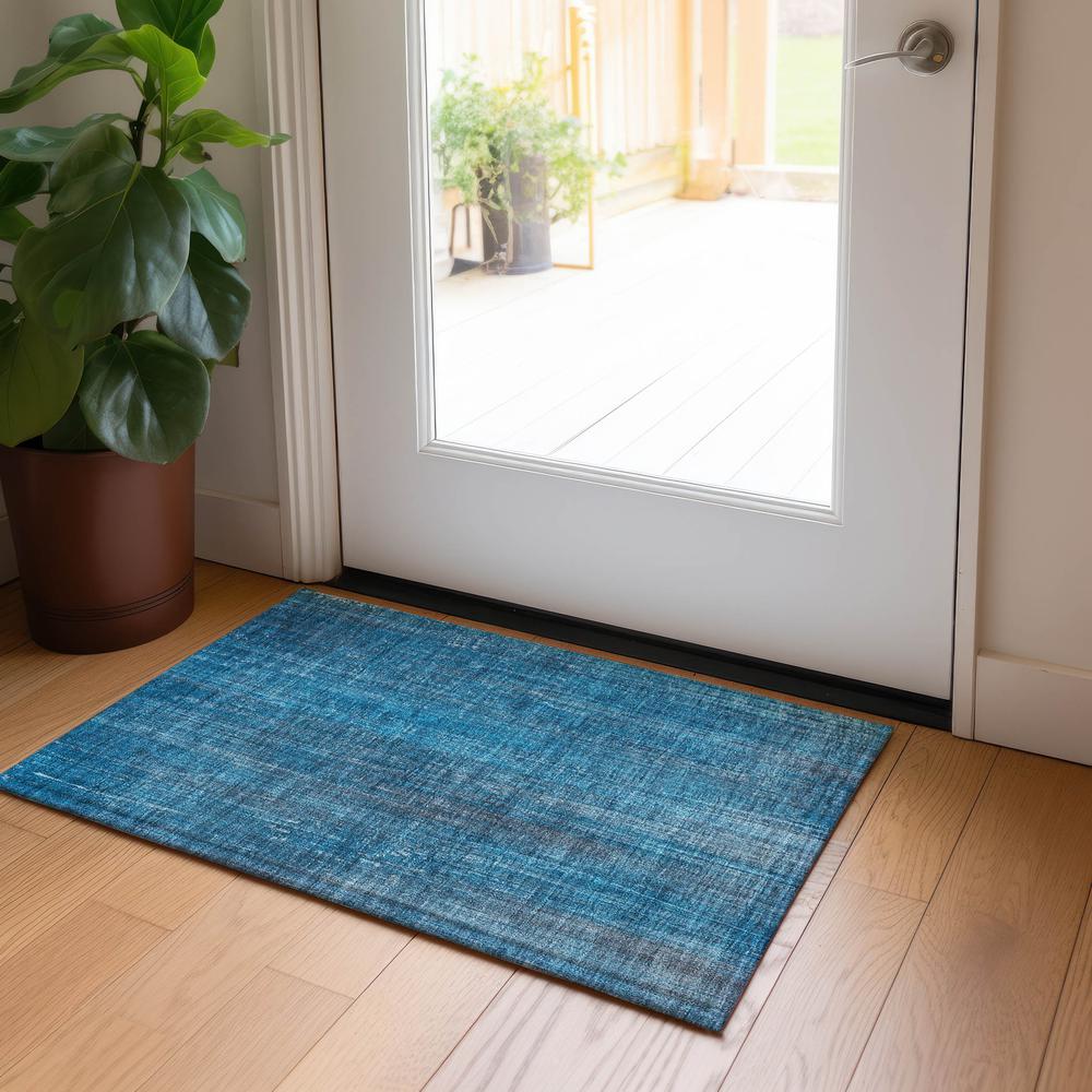 Chantille ACN552 Blue 1'8" x 2'6" Rug. Picture 6