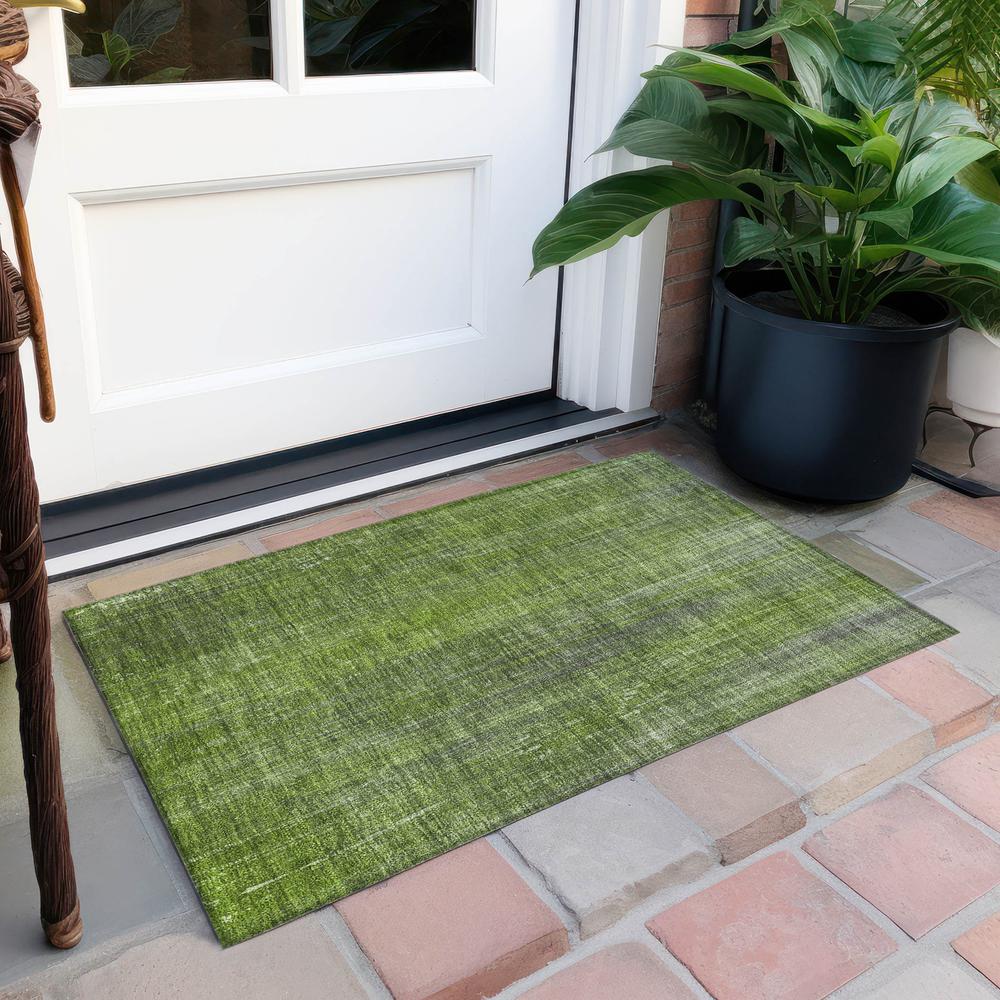 Chantille ACN552 Green 1'8" x 2'6" Rug. Picture 7
