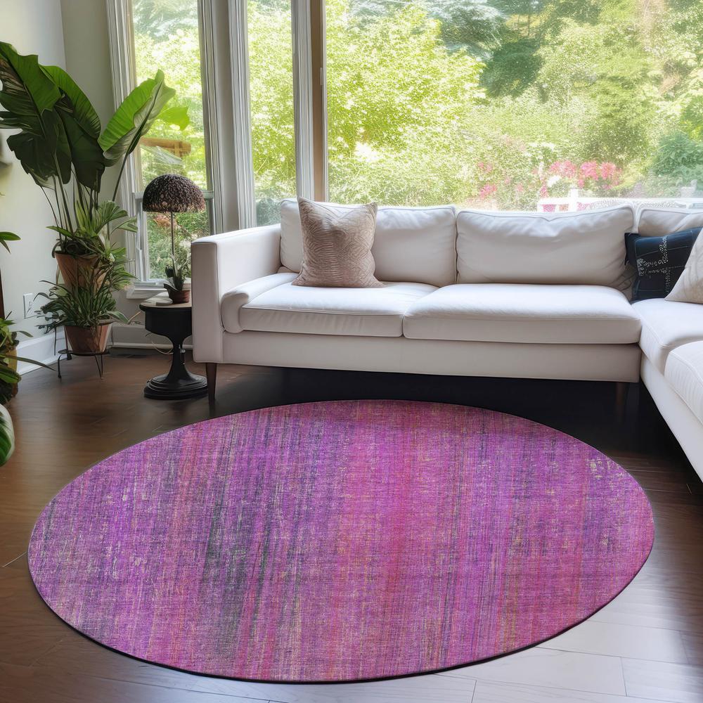 Chantille ACN552 Purple 8' x 8' Rug. Picture 6