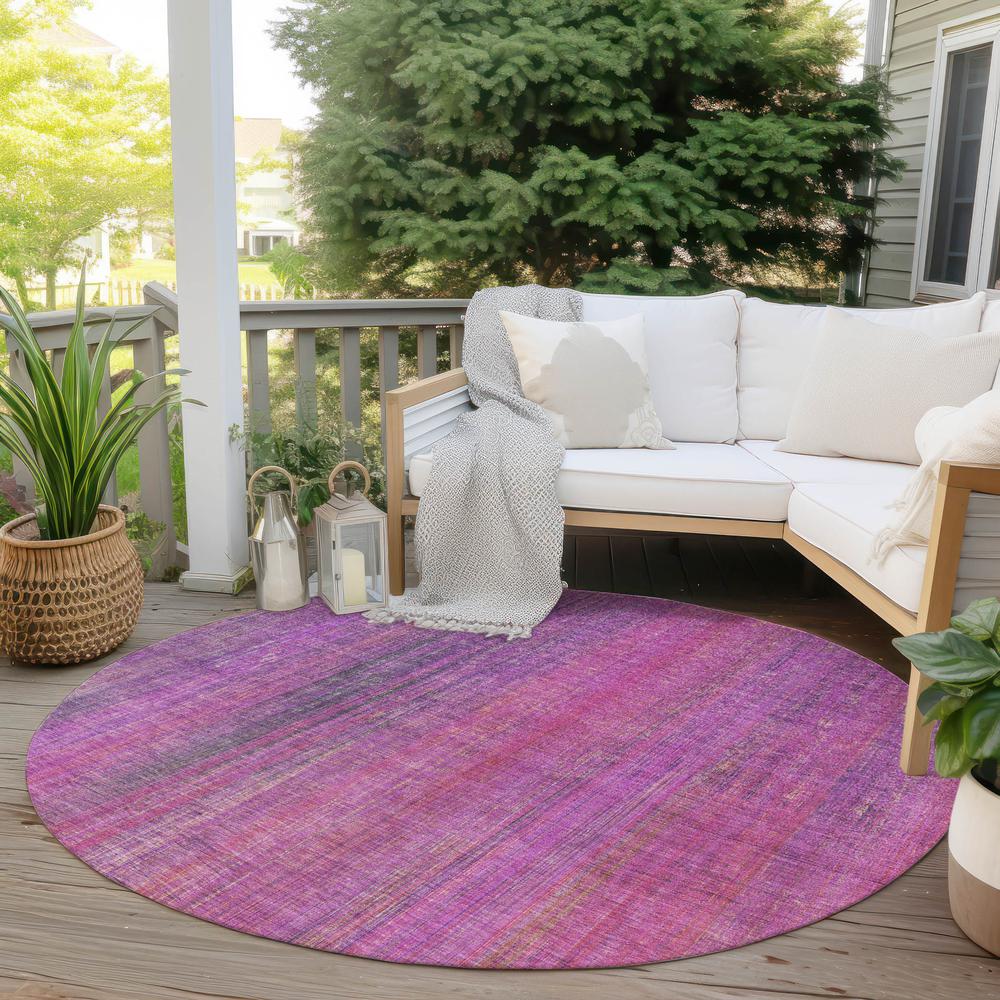 Chantille ACN552 Purple 8' x 8' Rug. Picture 7