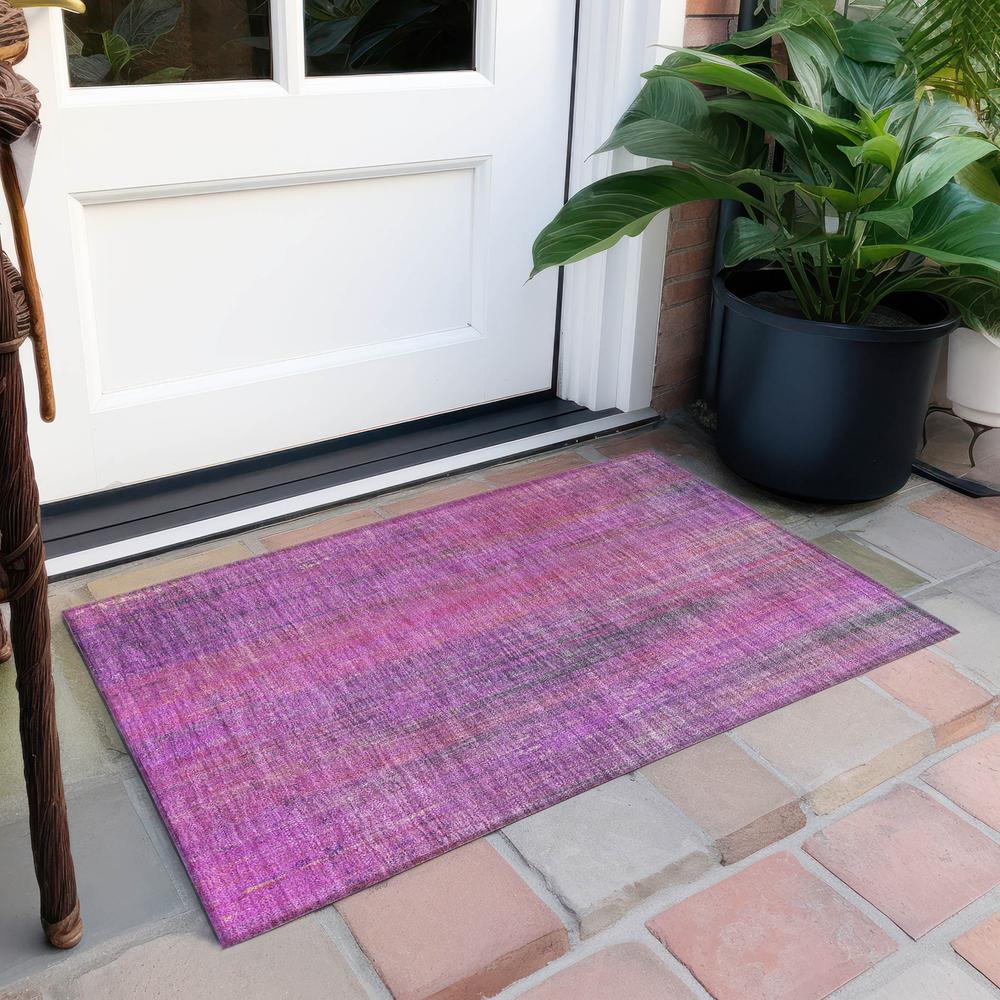 Chantille ACN552 Purple 1'8" x 2'6" Rug. Picture 7