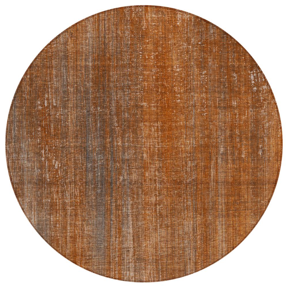 Chantille ACN552 Orange 8' x 8' Rug. Picture 1