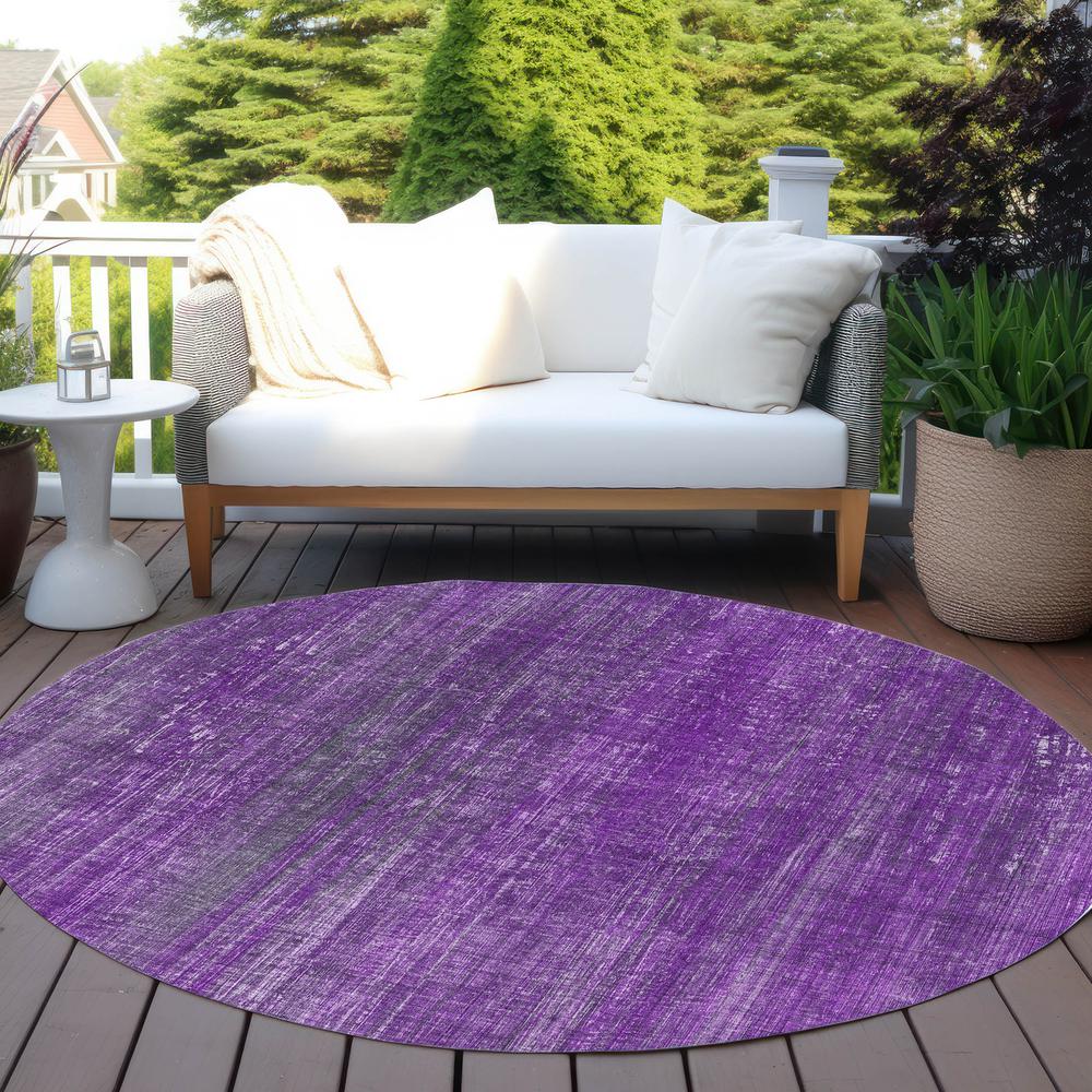 Chantille ACN552 Purple 8' x 8' Rug. Picture 7