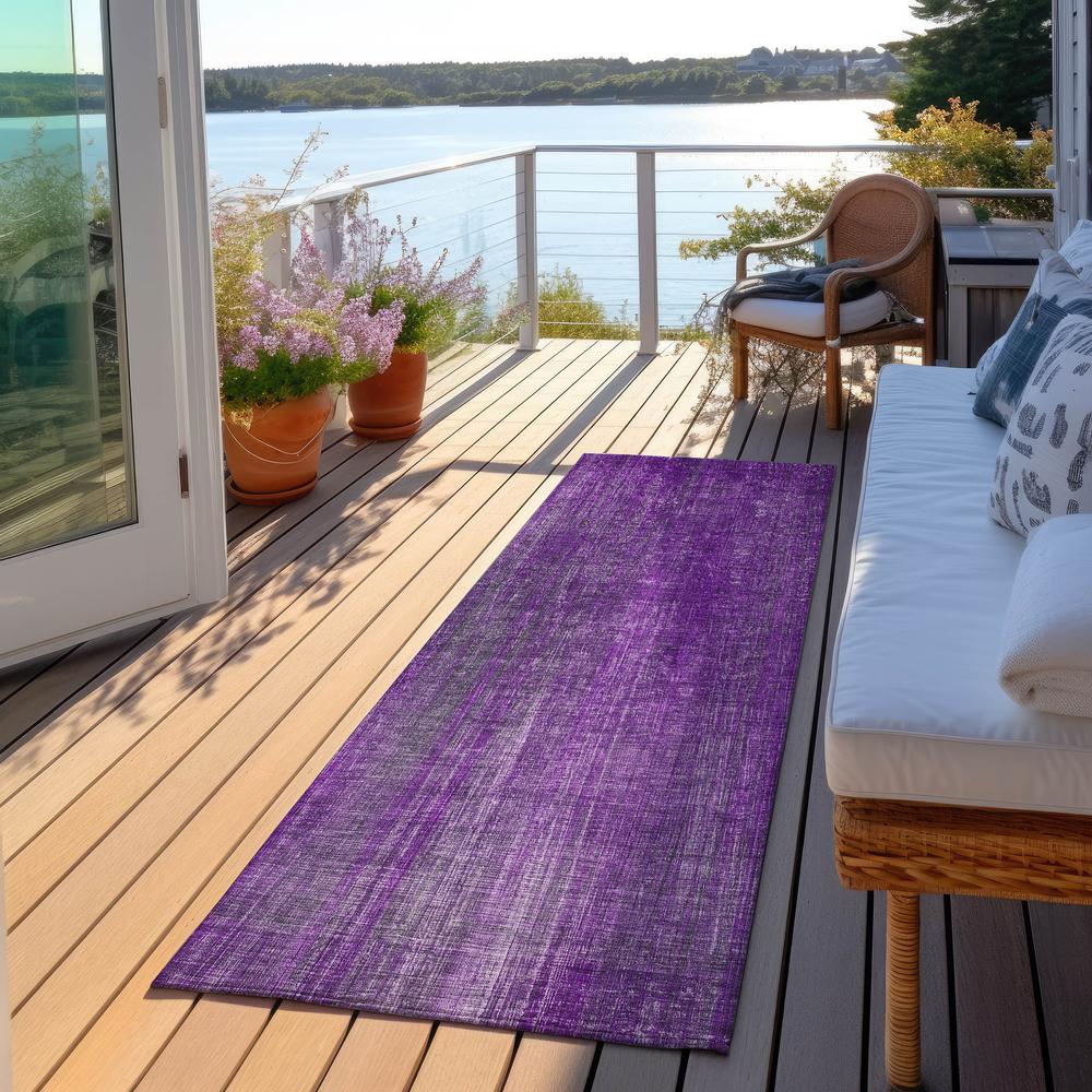 Chantille ACN552 Purple 2'3" x 7'6" Rug. Picture 7