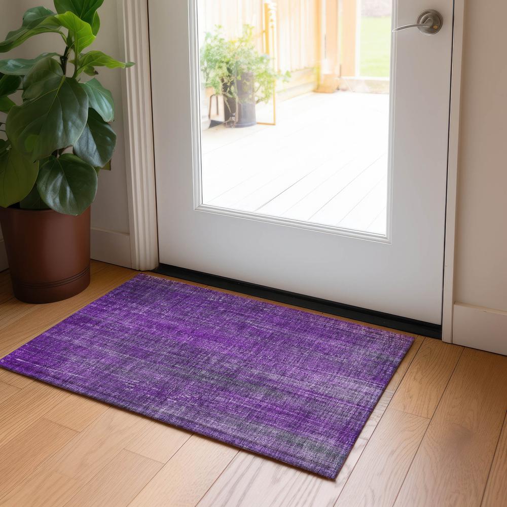 Chantille ACN552 Purple 1'8" x 2'6" Rug. Picture 6