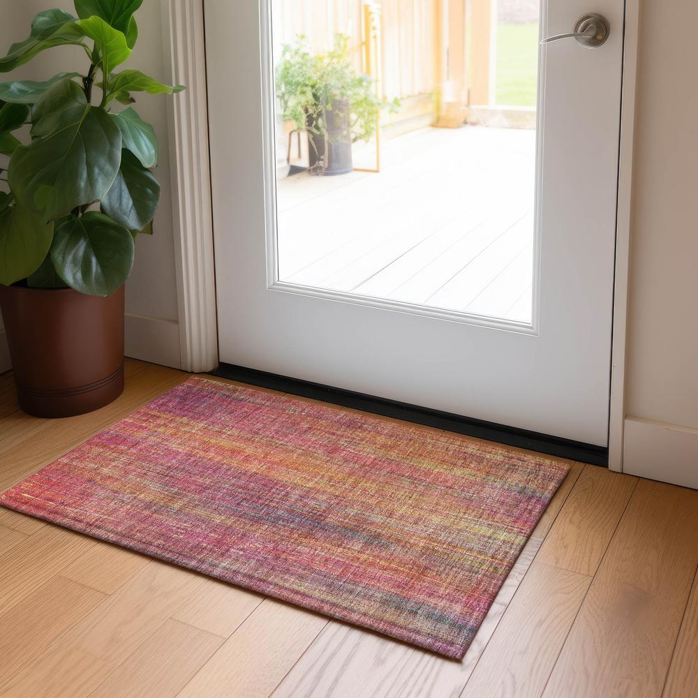 Chantille ACN552 Red 1'8" x 2'6" Rug. Picture 6