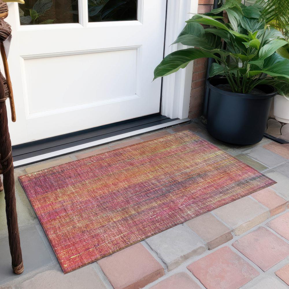 Chantille ACN552 Red 1'8" x 2'6" Rug. Picture 7