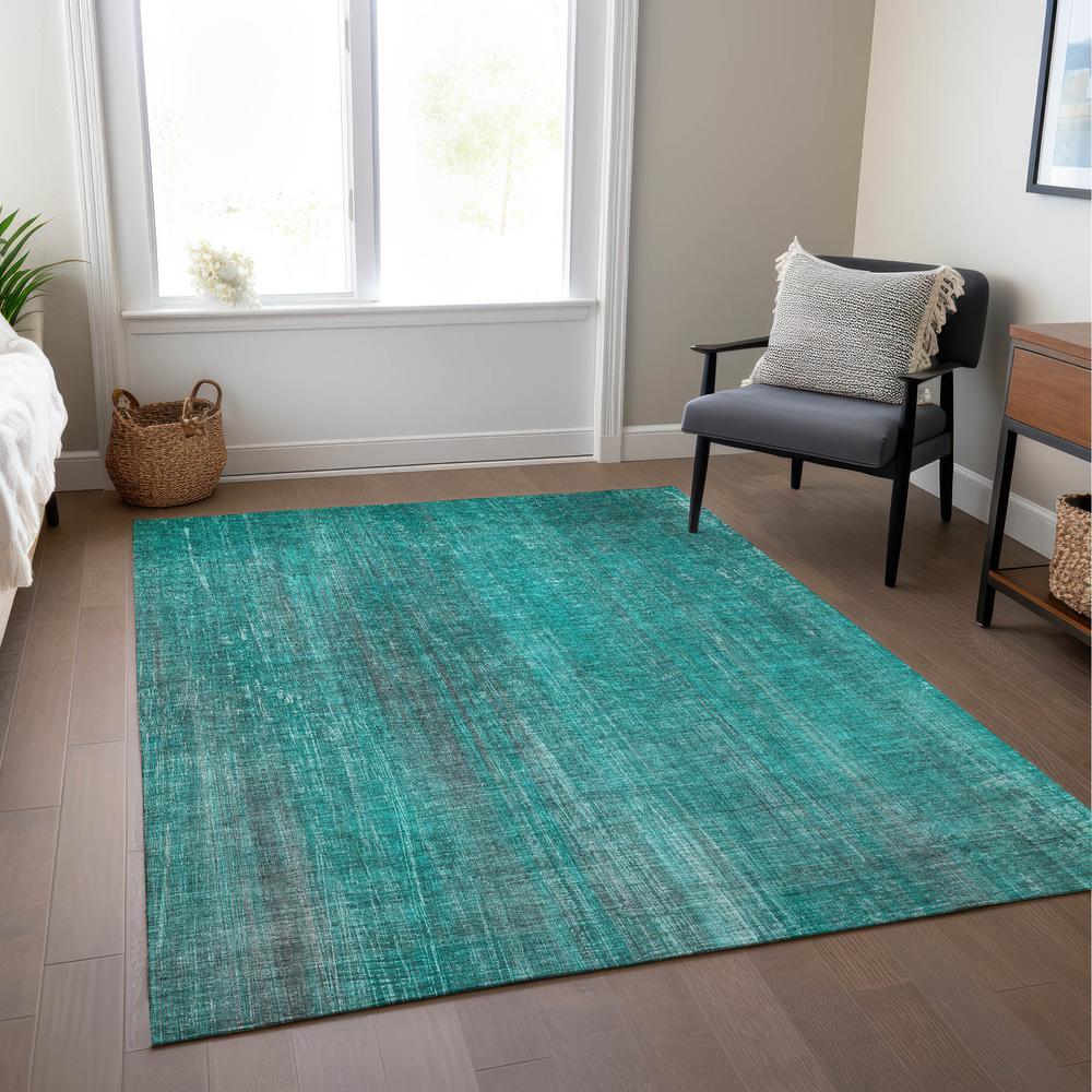 Chantille ACN552 Teal 2'6" x 3'10" Rug. Picture 8