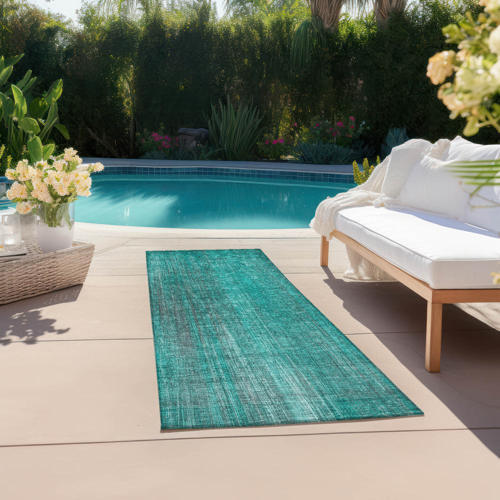 Chantille ACN552 Teal 2'3" x 7'6" Rug. Picture 7