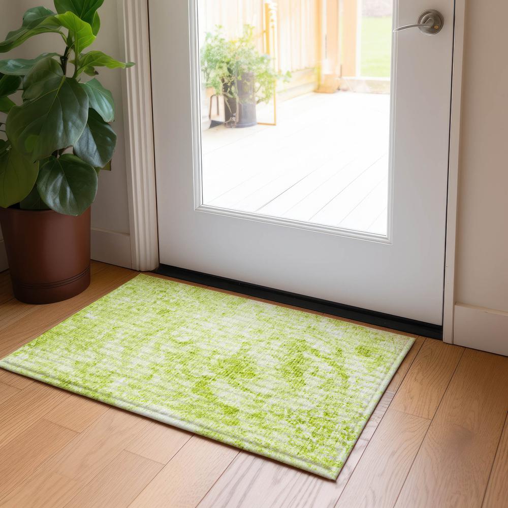 Chantille ACN553 Green 1'8" x 2'6" Rug. Picture 6