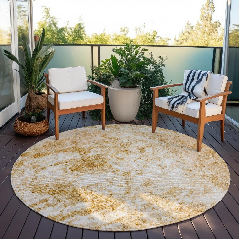 Chantille ACN553 Brown 8' x 8' Rug. Picture 7