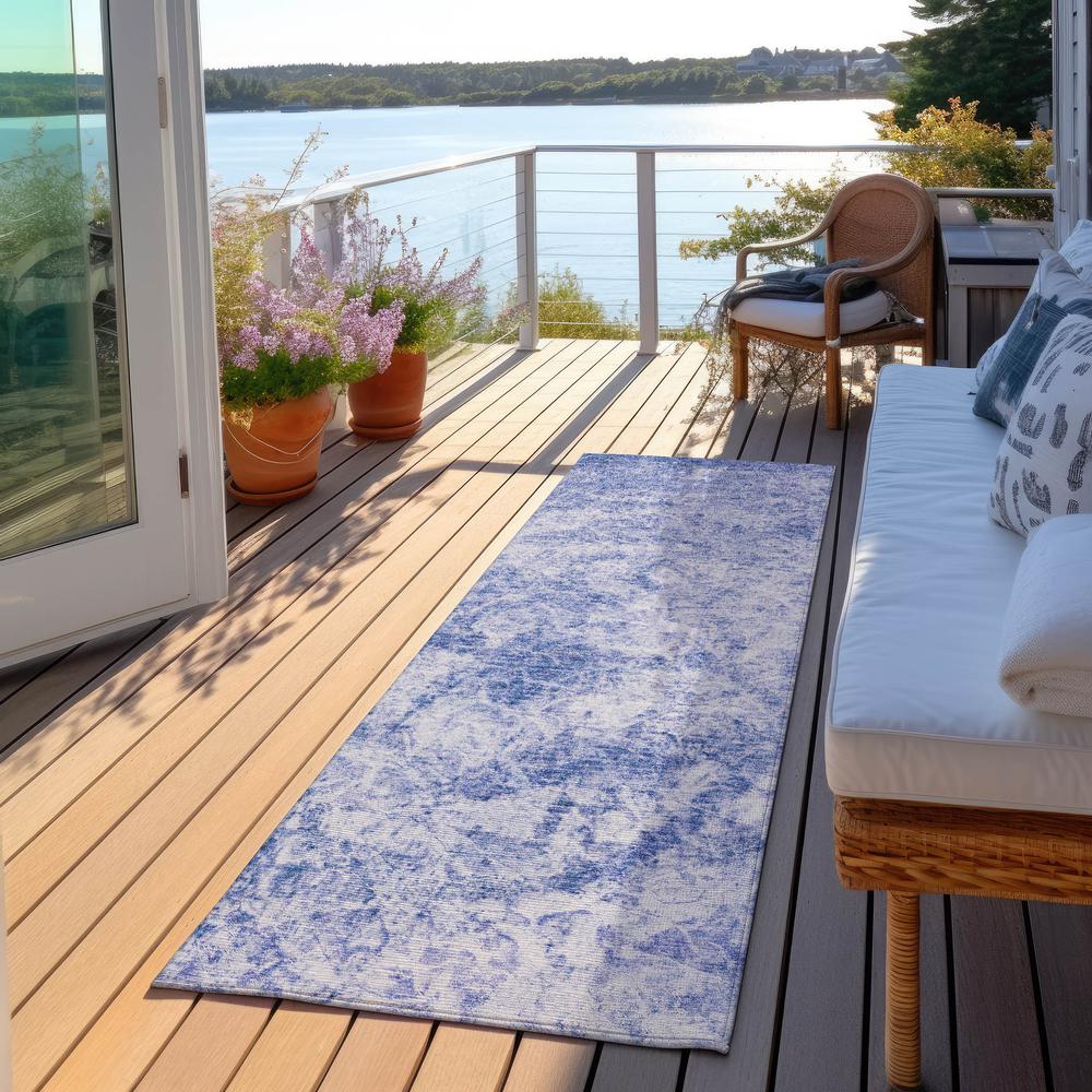 Chantille ACN553 Blue 2'3" x 7'6" Rug. Picture 7