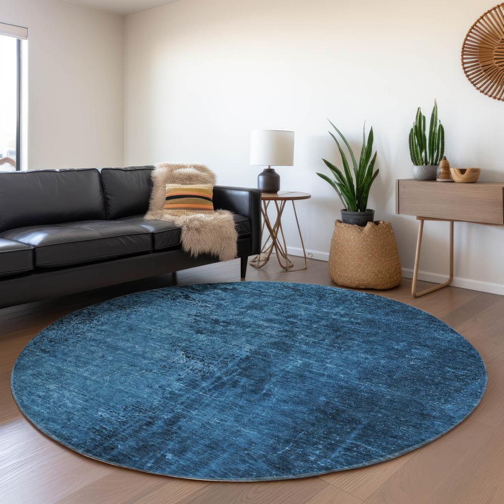 Chantille ACN554 Blue 8' x 8' Rug. Picture 6