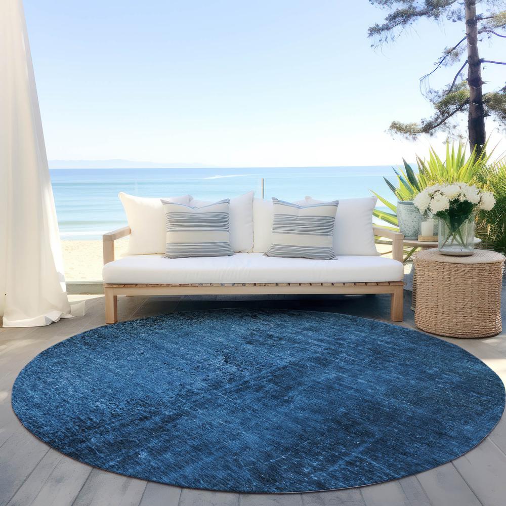 Chantille ACN554 Blue 8' x 8' Rug. Picture 7