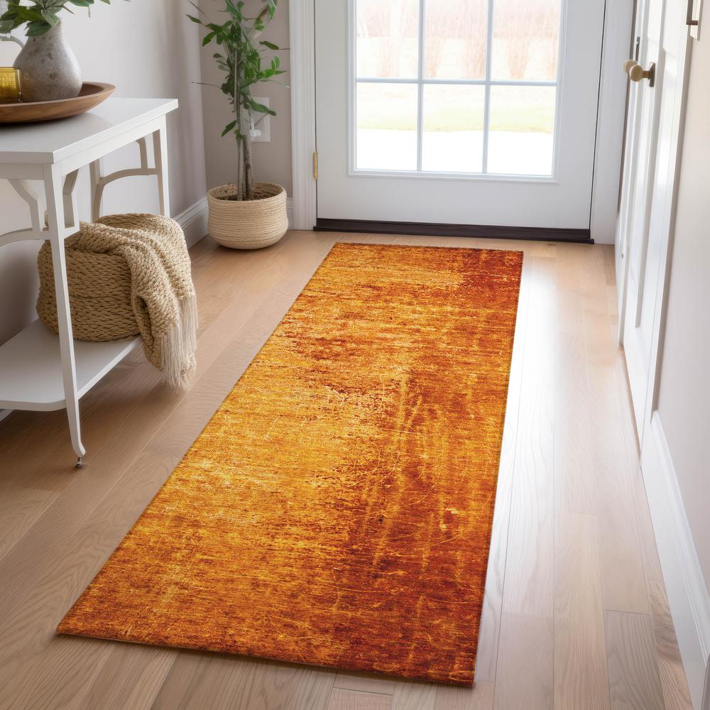 Chantille ACN554 Orange 2'3" x 7'6" Rug. Picture 6