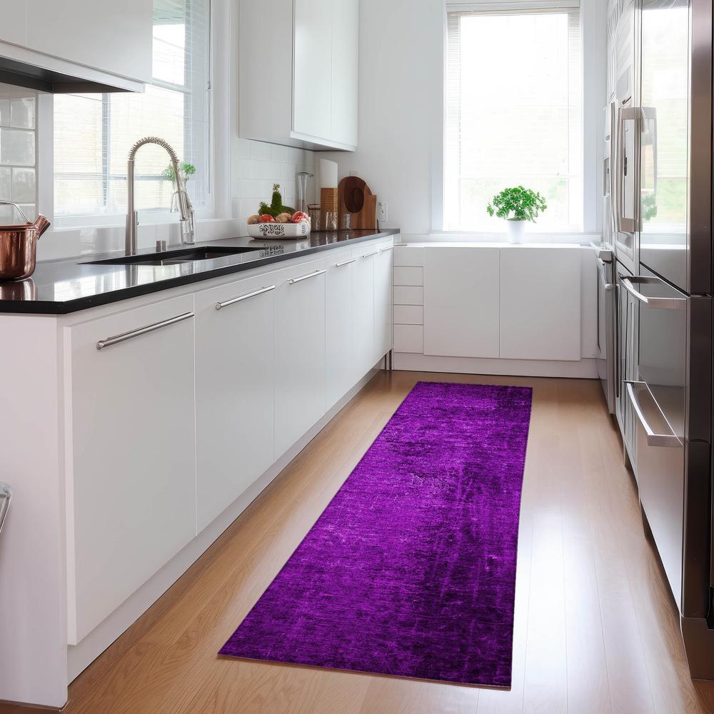 Chantille ACN554 Purple 2'3" x 7'6" Rug. Picture 6
