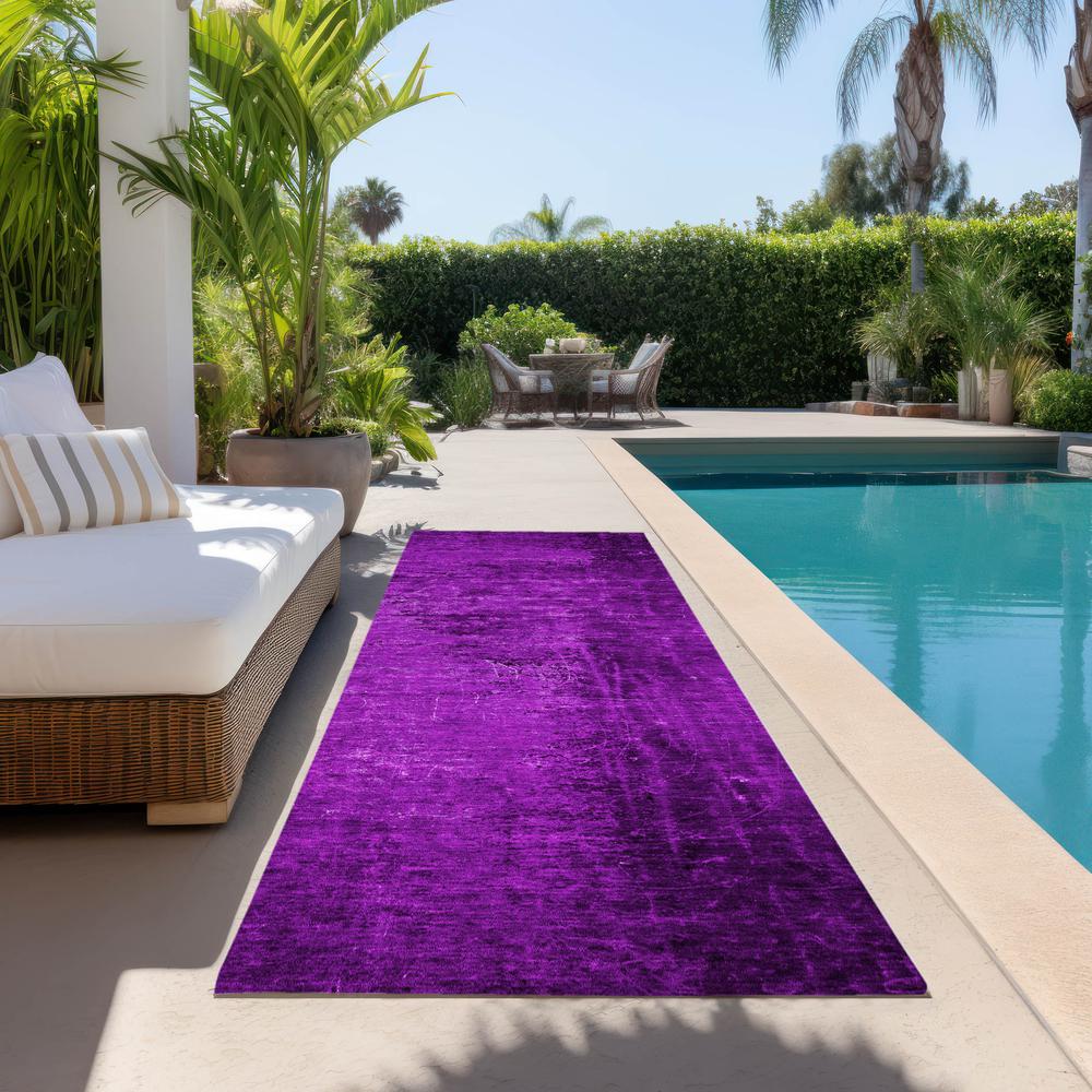 Chantille ACN554 Purple 2'3" x 7'6" Rug. Picture 7