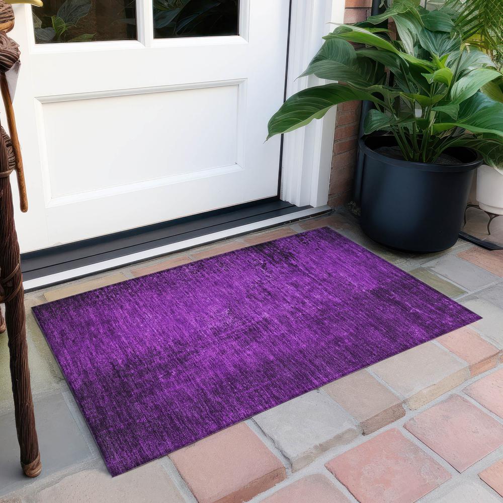 Chantille ACN554 Purple 1'8" x 2'6" Rug. Picture 7