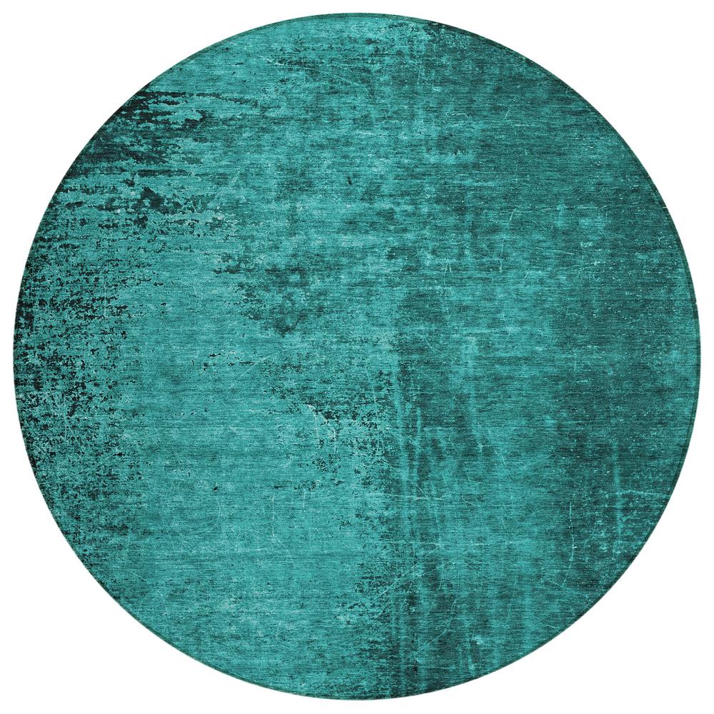 Chantille ACN554 Teal 8' x 8' Rug. Picture 1