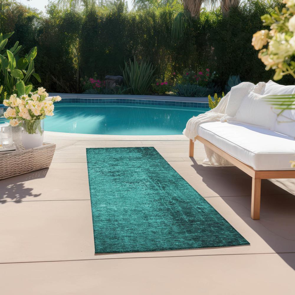 Chantille ACN554 Teal 2'3" x 7'6" Rug. Picture 7