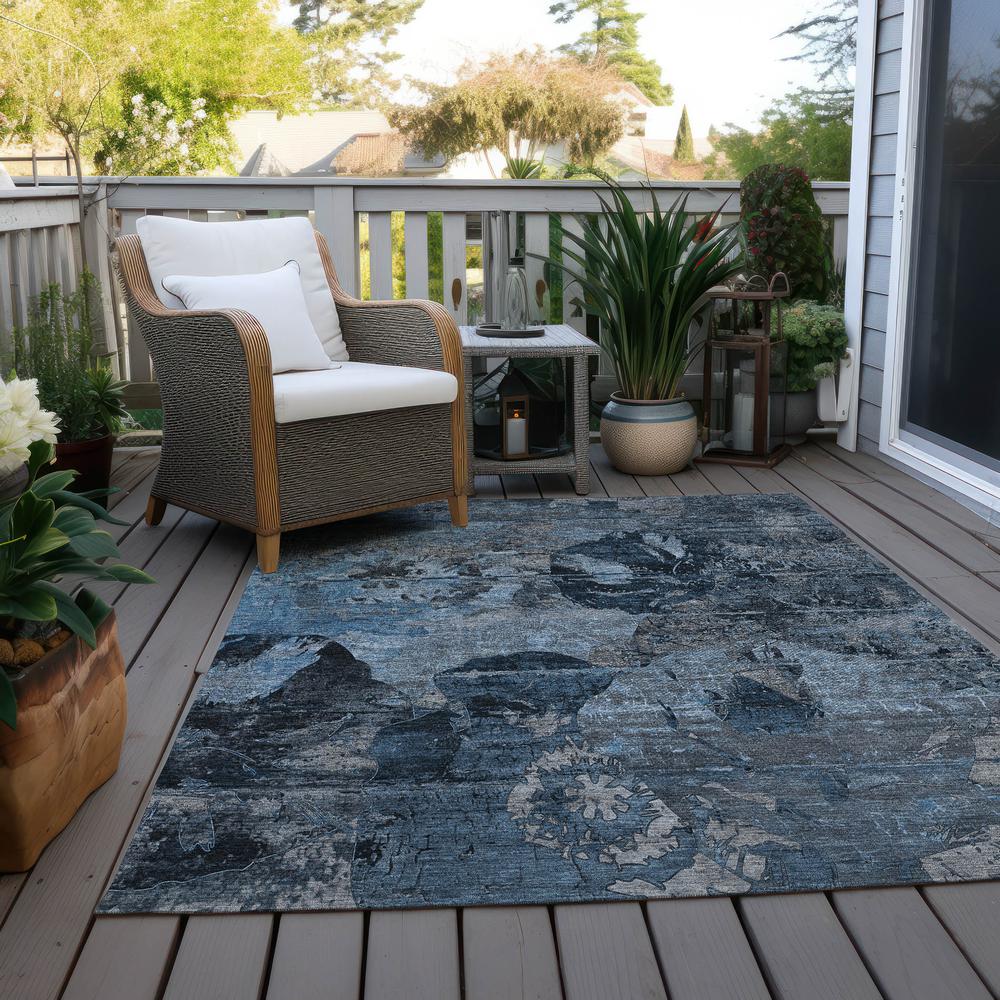Chantille ACN555 Blue 2'6" x 3'10" Rug. Picture 9
