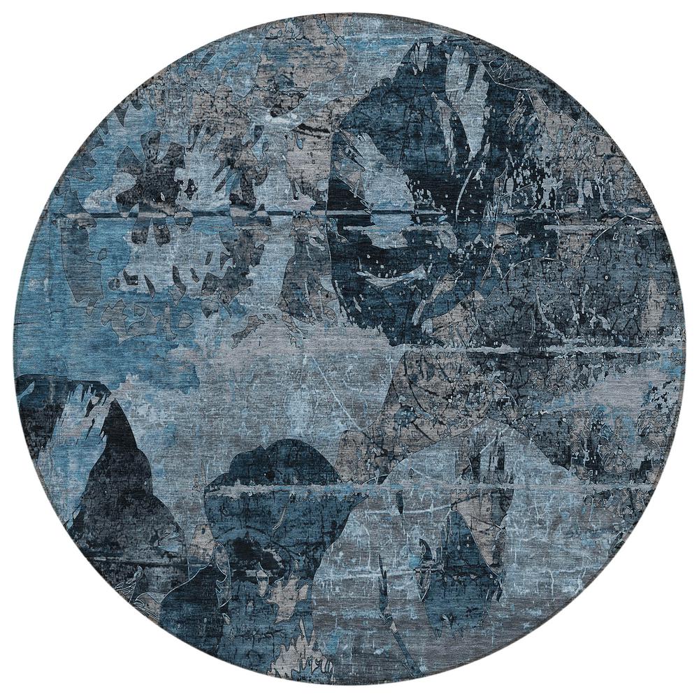 Chantille ACN555 Blue 8' x 8' Rug. Picture 1