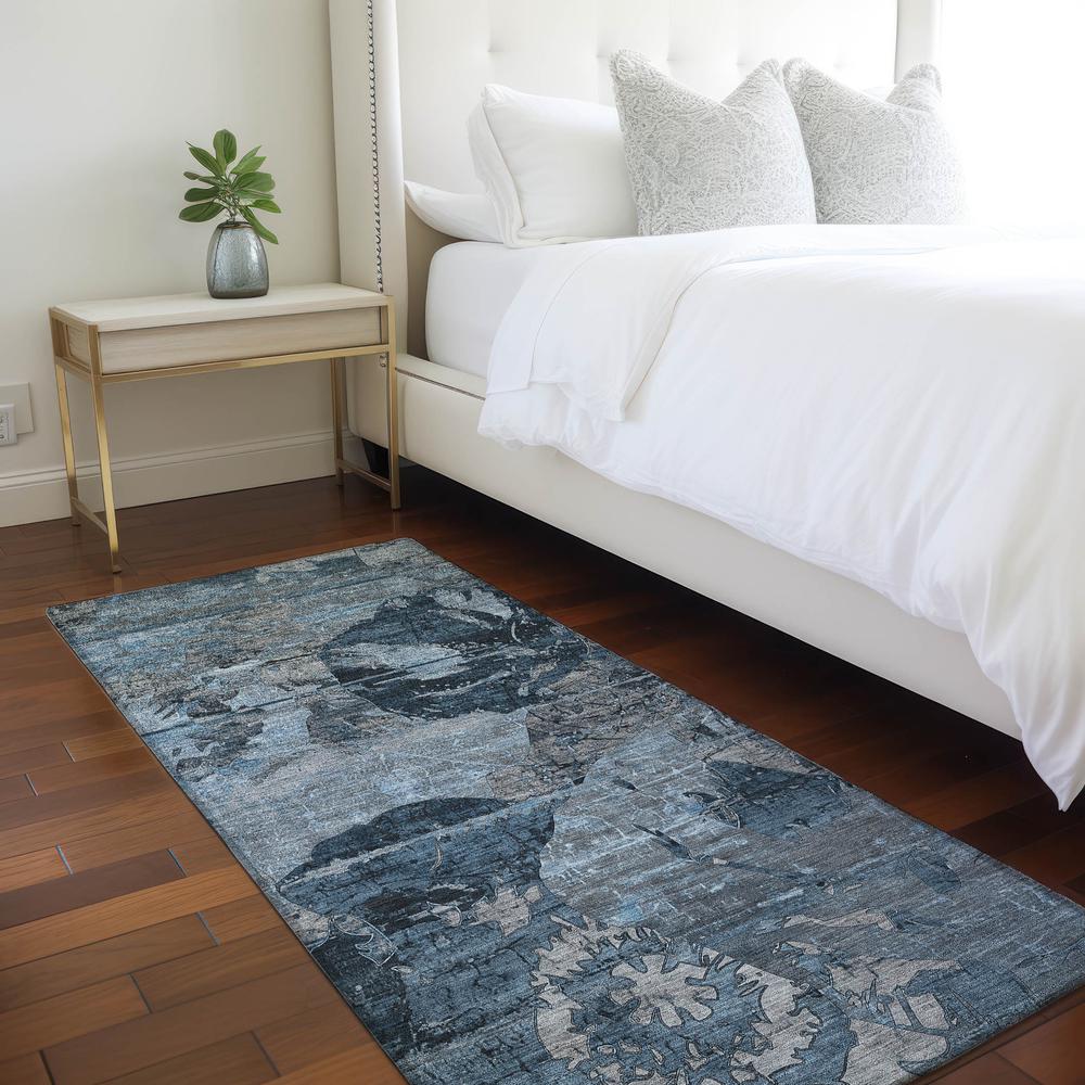 Chantille ACN555 Blue 2'3" x 7'6" Rug. Picture 6