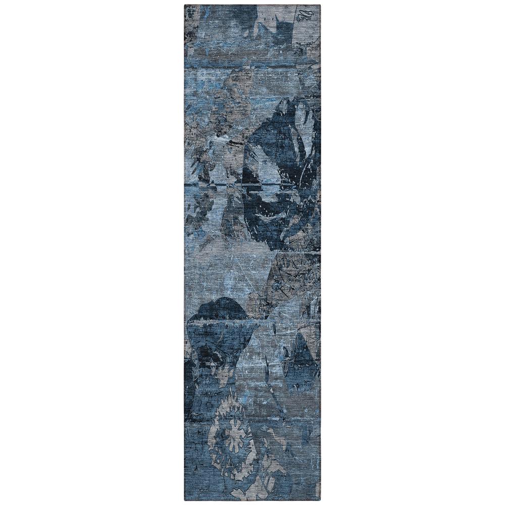 Chantille ACN555 Blue 2'3" x 7'6" Rug. Picture 1