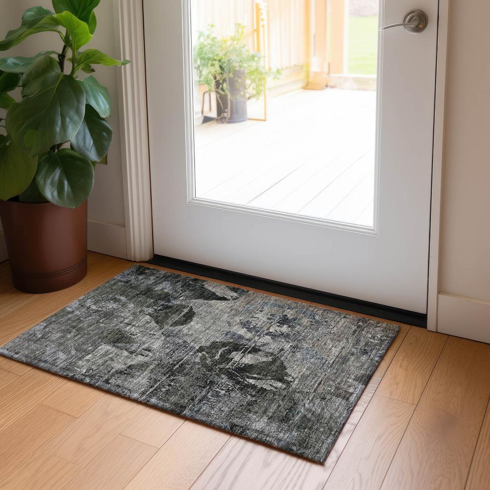 Chantille ACN555 Gray 1'8" x 2'6" Rug. Picture 6