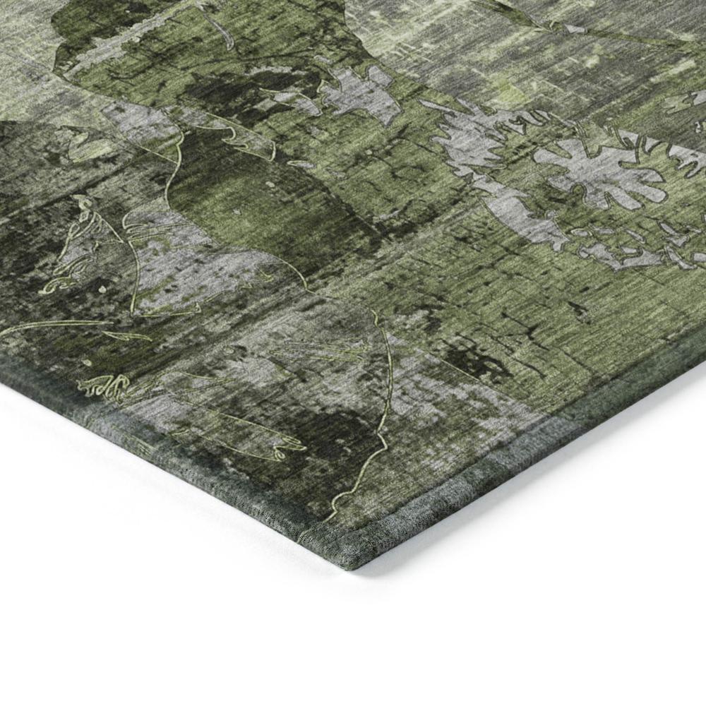 Chantille ACN555 Green 1'8" x 2'6" Rug. Picture 3