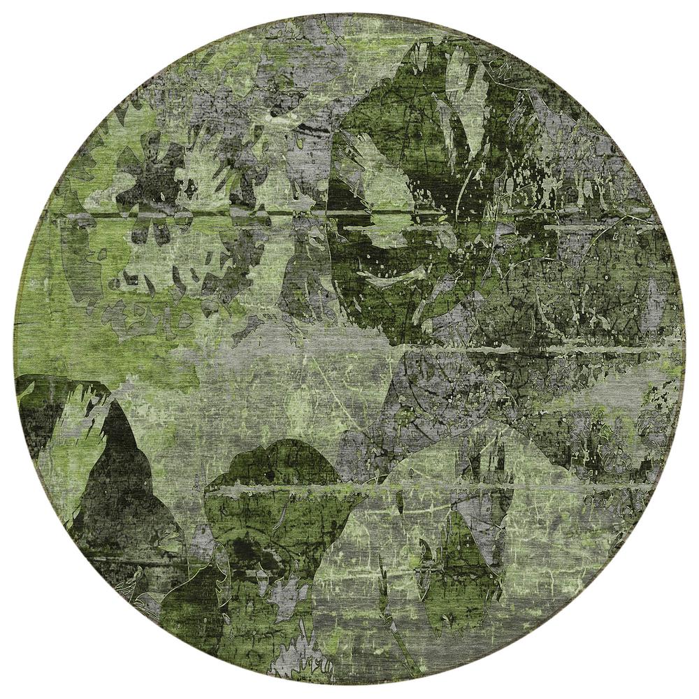 Chantille ACN555 Green 8' x 8' Rug. Picture 1
