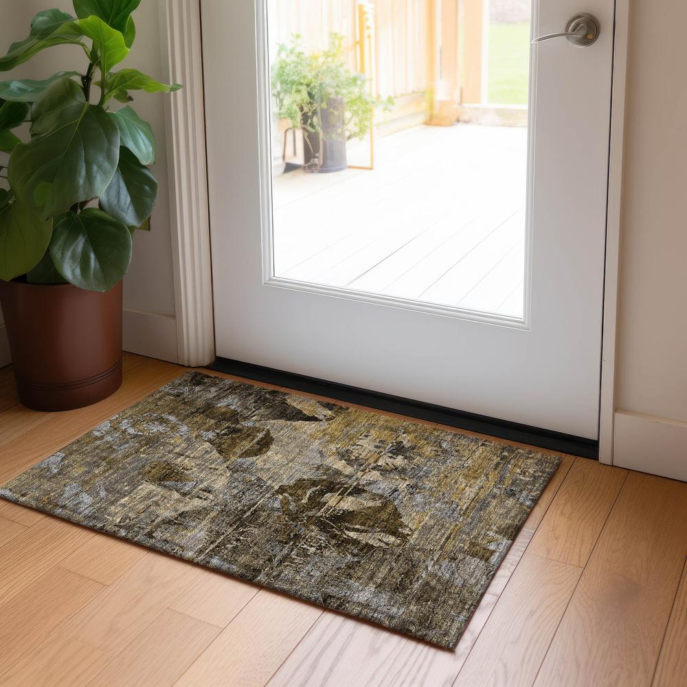 Chantille ACN555 Brown 1'8" x 2'6" Rug. Picture 6