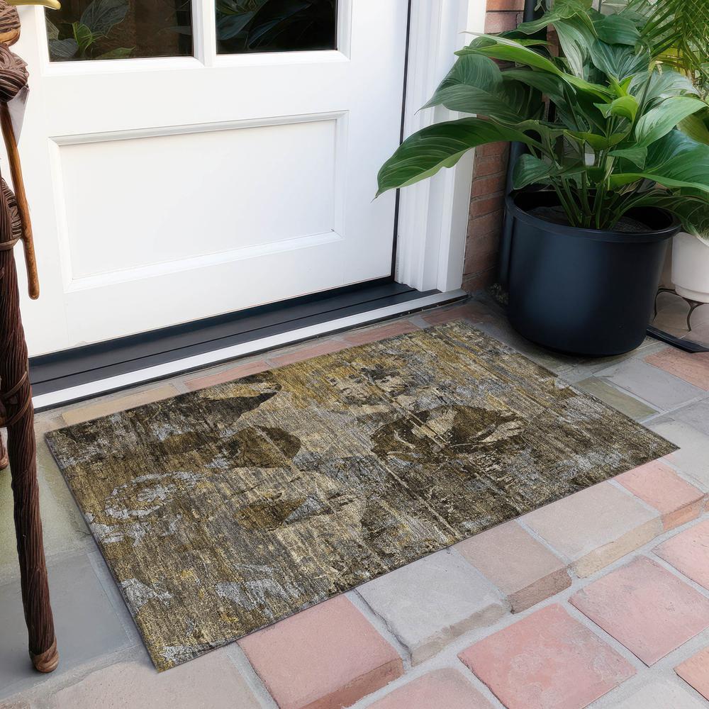 Chantille ACN555 Brown 1'8" x 2'6" Rug. Picture 7